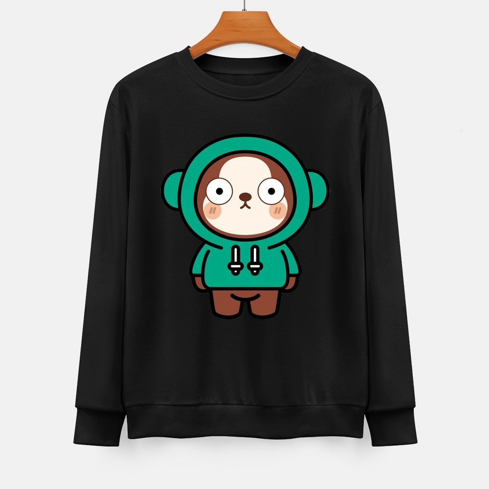 Front Patterned Long Sleeve TopNeutral Street